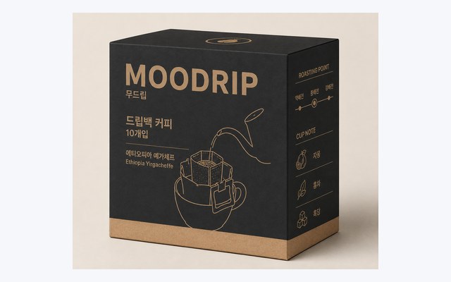 드립백 커피 단상자